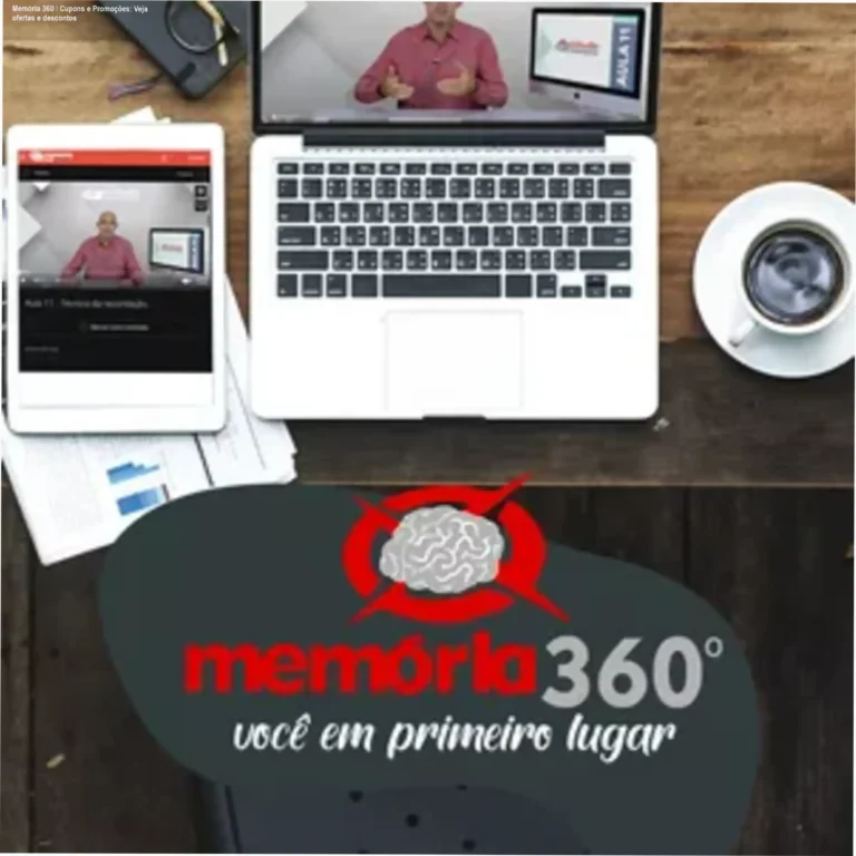 Memória 360 – Cupons e Promoções: Veja ofertas e descontos 3 Imagem promocional do curso Memória 360 apresentando técnicas de memorização e leitura dinâmica para estudantes