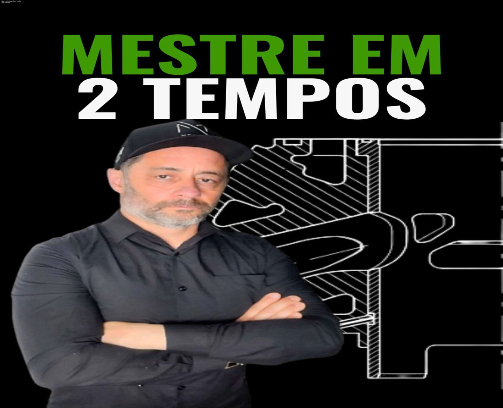 Imagem promocional do curso Mestre em 2 tempos com destaque para preparação profissional de motores 2 tempos