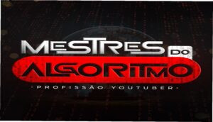 Imagem promocional do curso Mestres do Algoritmo de Caio Ferreira mostrando estratégias de canais dark e automação com IA