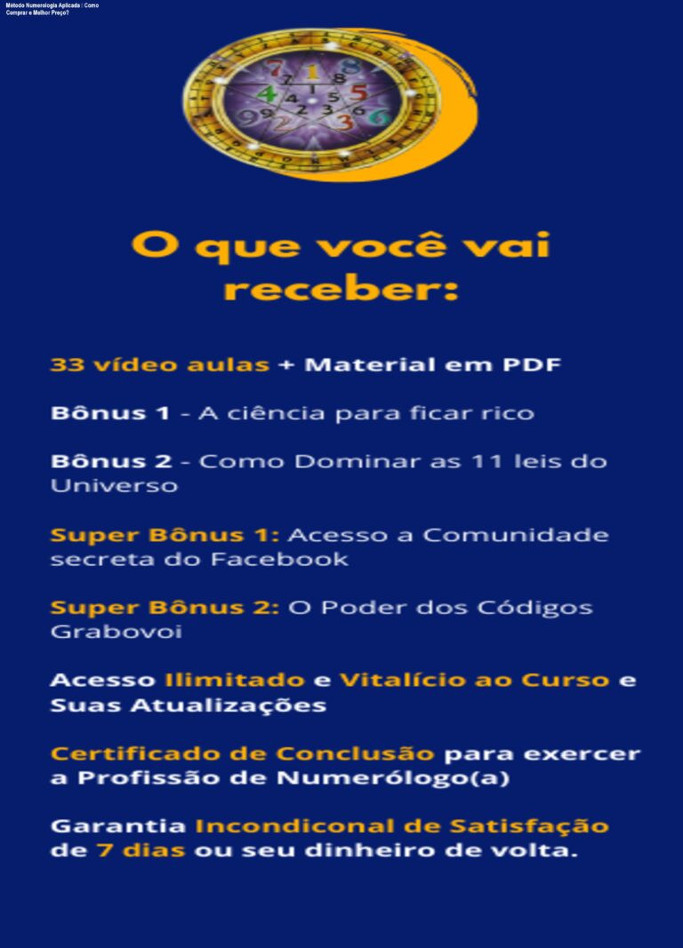 Método Numerologia Aplicada de Rafà Almeida – curso online para dominar numerologia e gerar renda