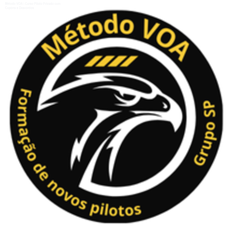 Imagem ilustrativa do curso Método VOA para Piloto Privado, mostrando aulas online e apoio ao aluno
