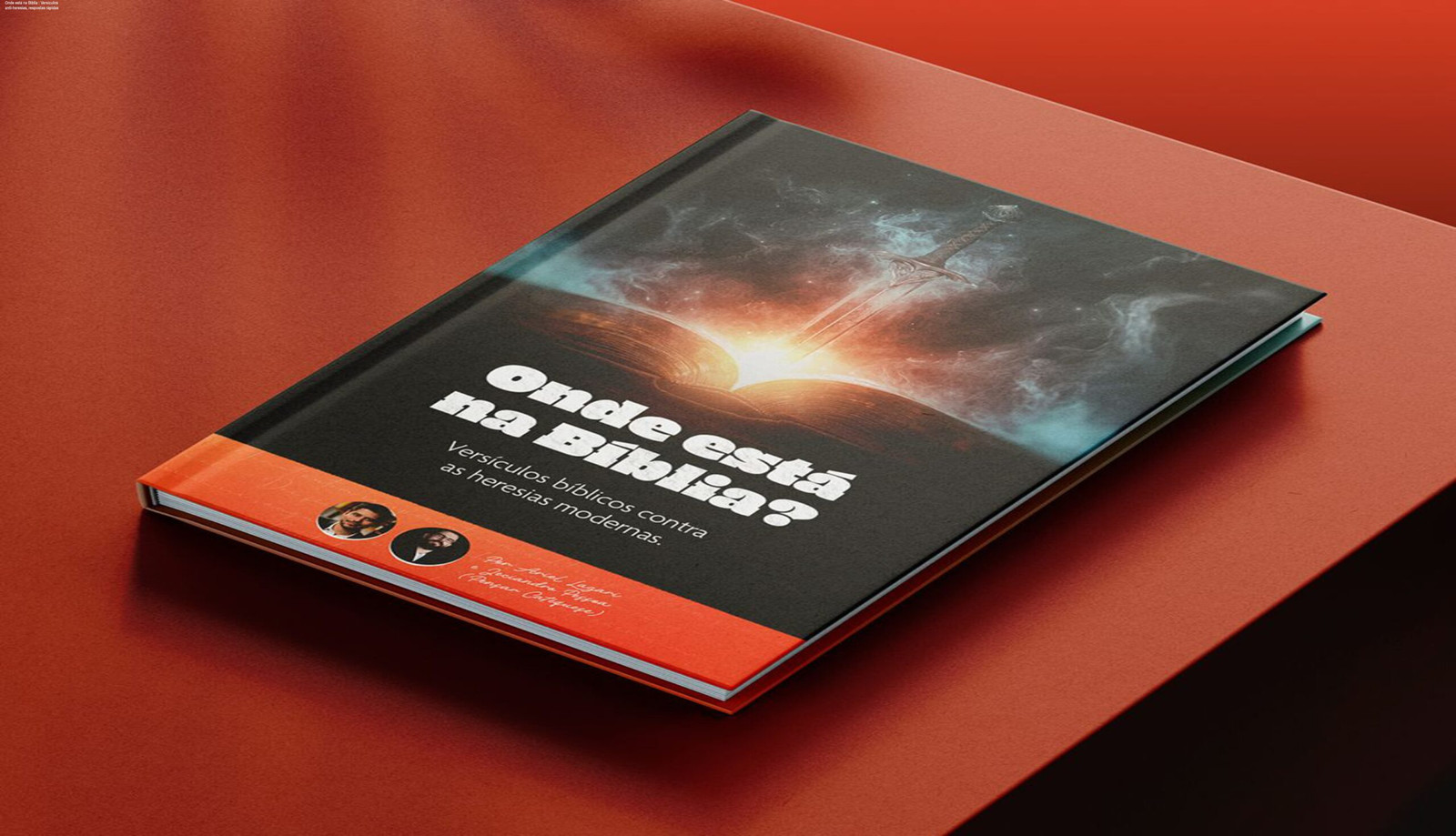 Onde está na Bíblia – Versículos anti-heresias, respostas rápidas 1 Capa do eBook Onde está na Bíblia mostrando versículos anti-heresias para consultas rápidas em debates religiosos