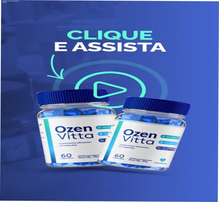 OzenVitta suplemento emagrecimento natural fibras metabolismo saciedade