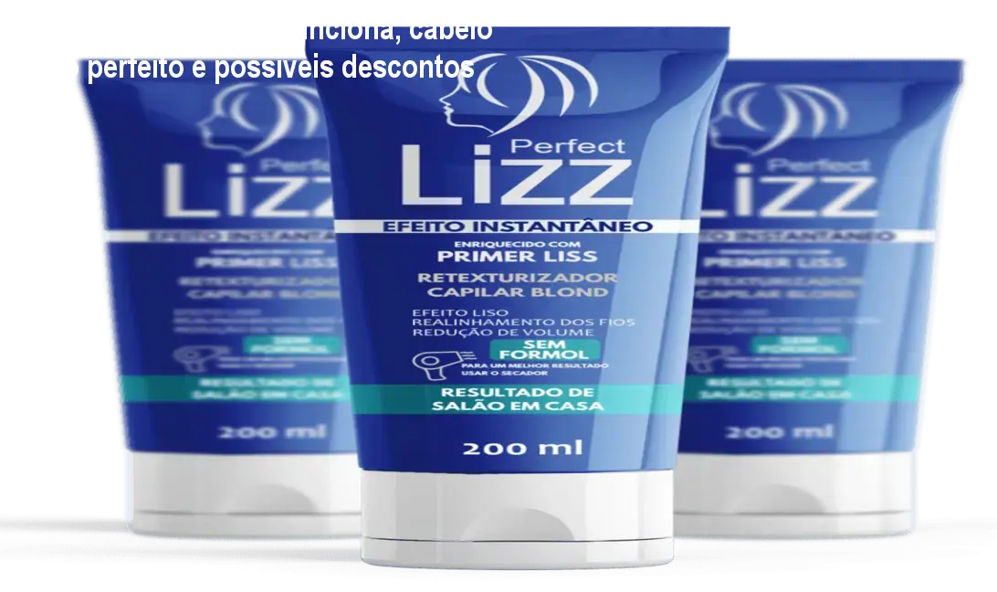 Perfect Lizz — como funciona, cabelo liso perfeito e possíveis descontos 1 Perfect Lizz aplicada no chuveiro alisando o cabelo sem formol e deixando brilho intenso