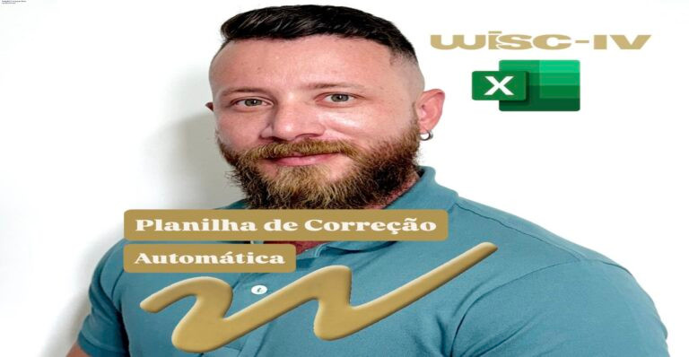 Planilha automática WISC-IV mostrando correção rápida e precisa