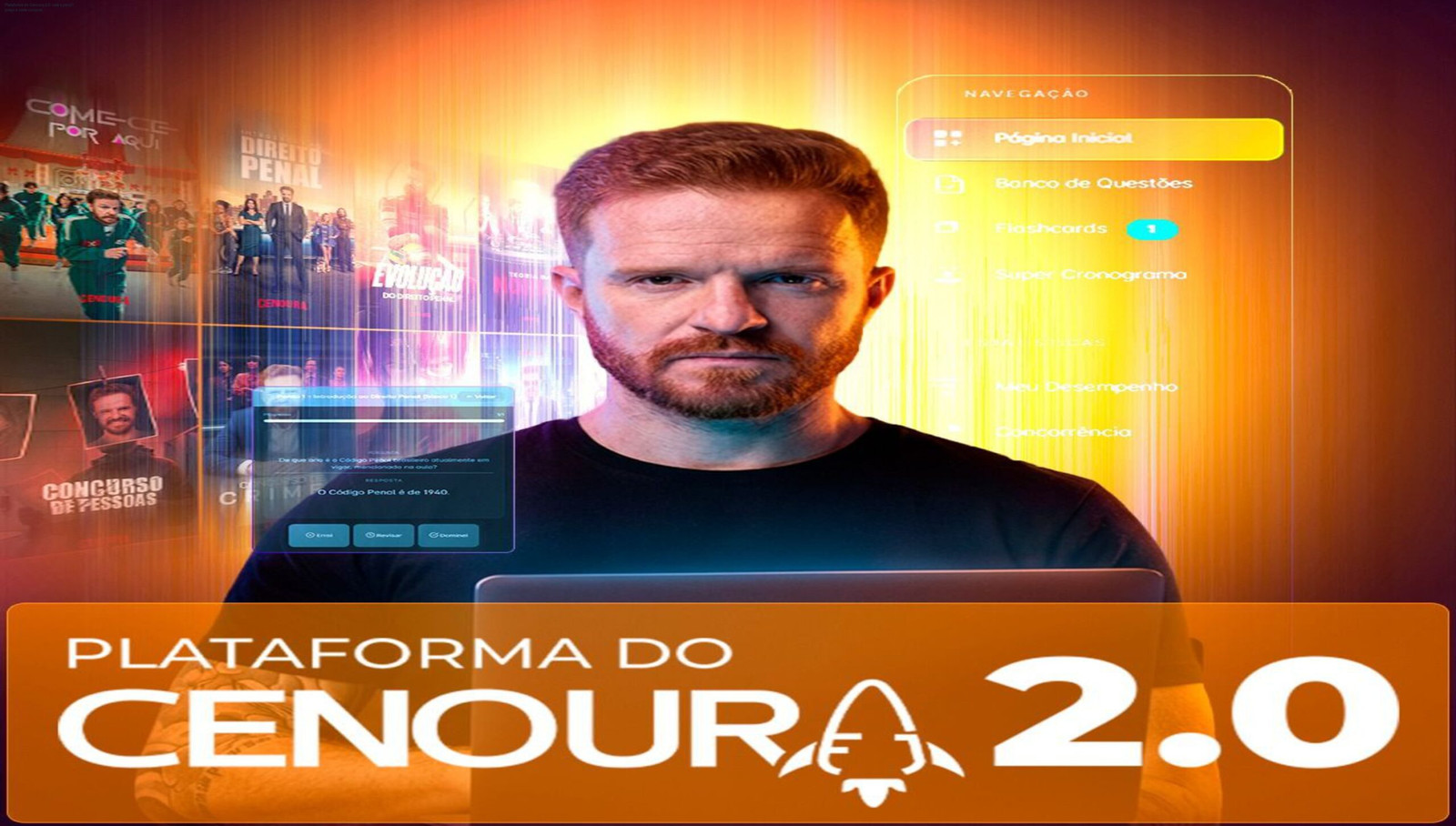 Plataforma do Cenoura 2.0: vale a pena? preço e onde comprar 1 Imagem da Plataforma do Cenoura 2.0 mostrando preço, benefícios e garantia de 7 dias