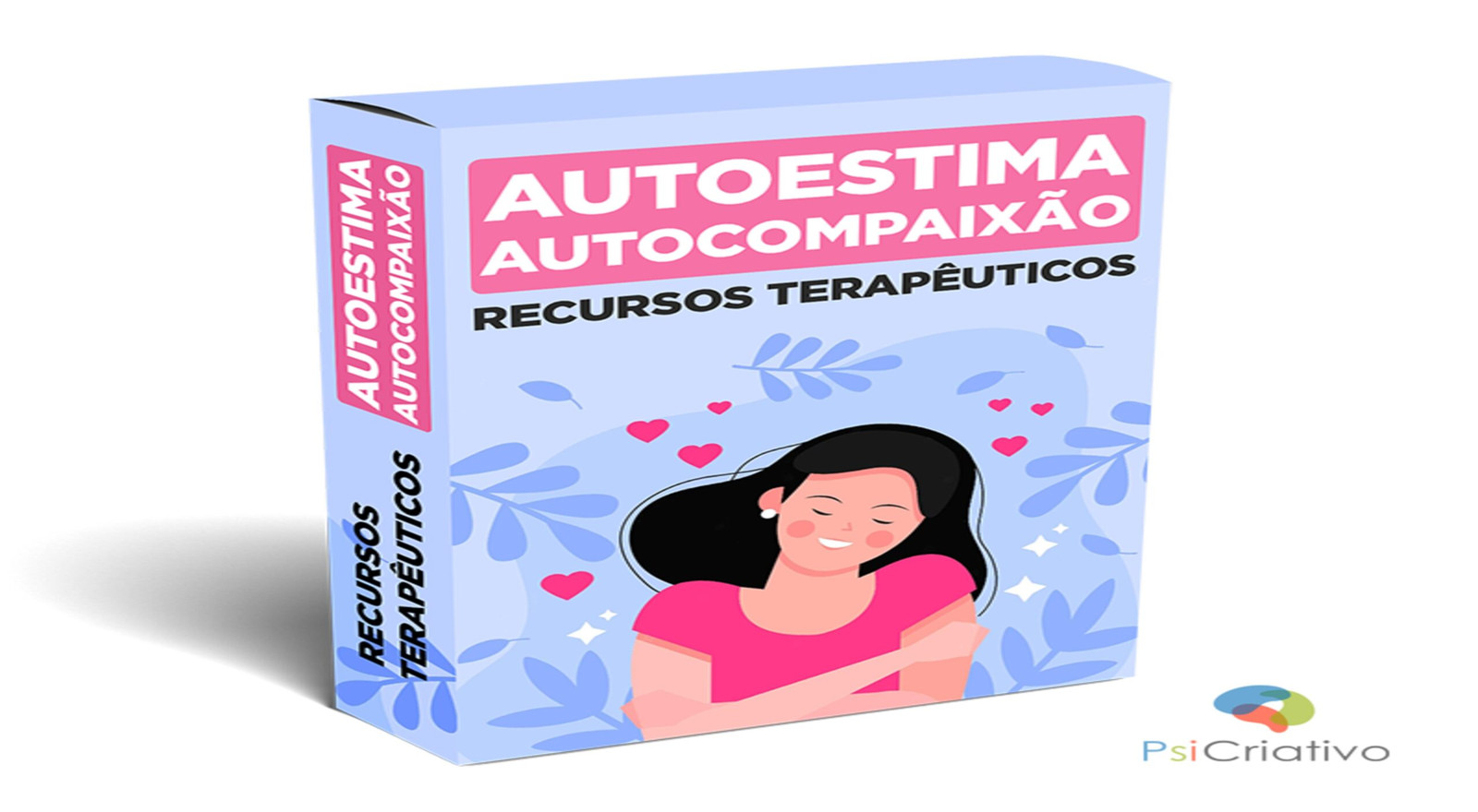 Imagem mostrando o ebook de recursos terapêuticos para autoestima e autocompaixão, pronto para edição em Word e uso em sessões clínicas