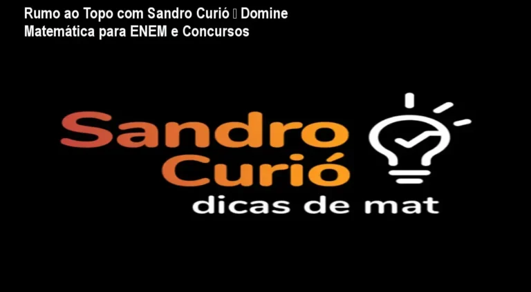 Rumo ao Topo com Sandro Curió – Domine Matemática para ENEM e Concursos 5 Imagem do curso Rumo ao Topo com Sandro Curió mostrando estudante estudando matemática para ENEM