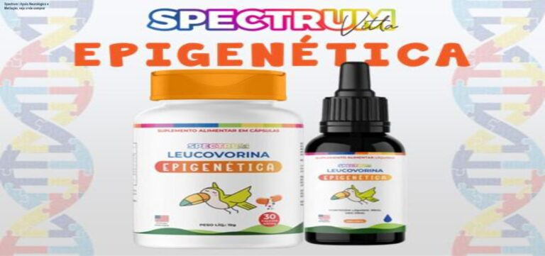 Frasco de Spectrum Epigenética usado por pais para apoiar o desenvolvimento cognitivo de crianças com TEA