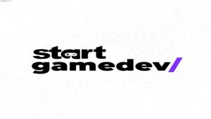 Capa do curso Start Gamedev mostrando como criar um RPG 2D de forma prática