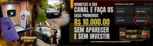 Imagem promocional do curso Tio San Influencer Milionário Legacy mostrando desconto e cupom