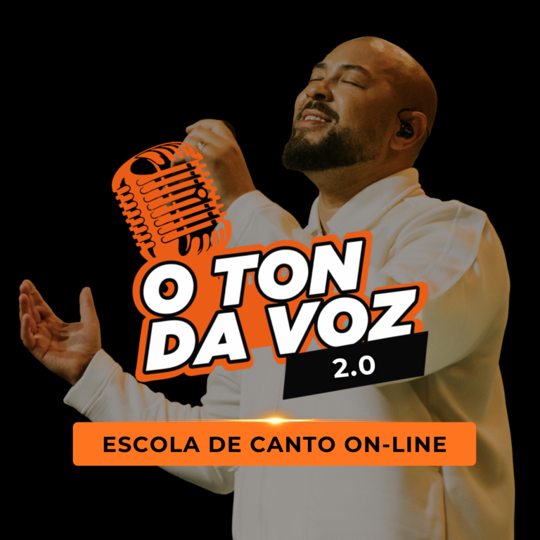 Ton da Voz By Ton Carfi: descubra sua voz única e cante melhor 5 Imagem promocional do curso Ton da Voz By Ton Carfi mostrando um microfone e notas musicais, representando aprendizado de técnica vocal online