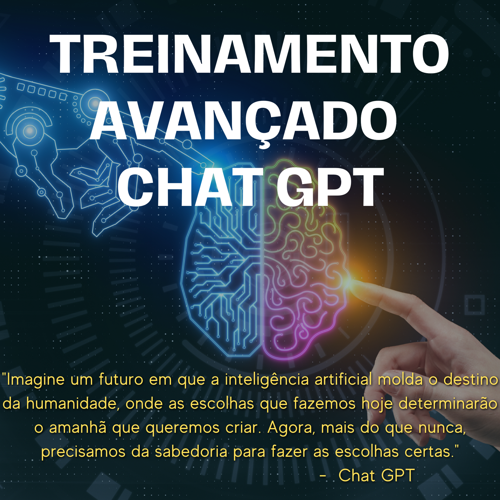 Imagem promocional do treinamento avançado de ChatGPT com 500 prompts e oferta de cupons