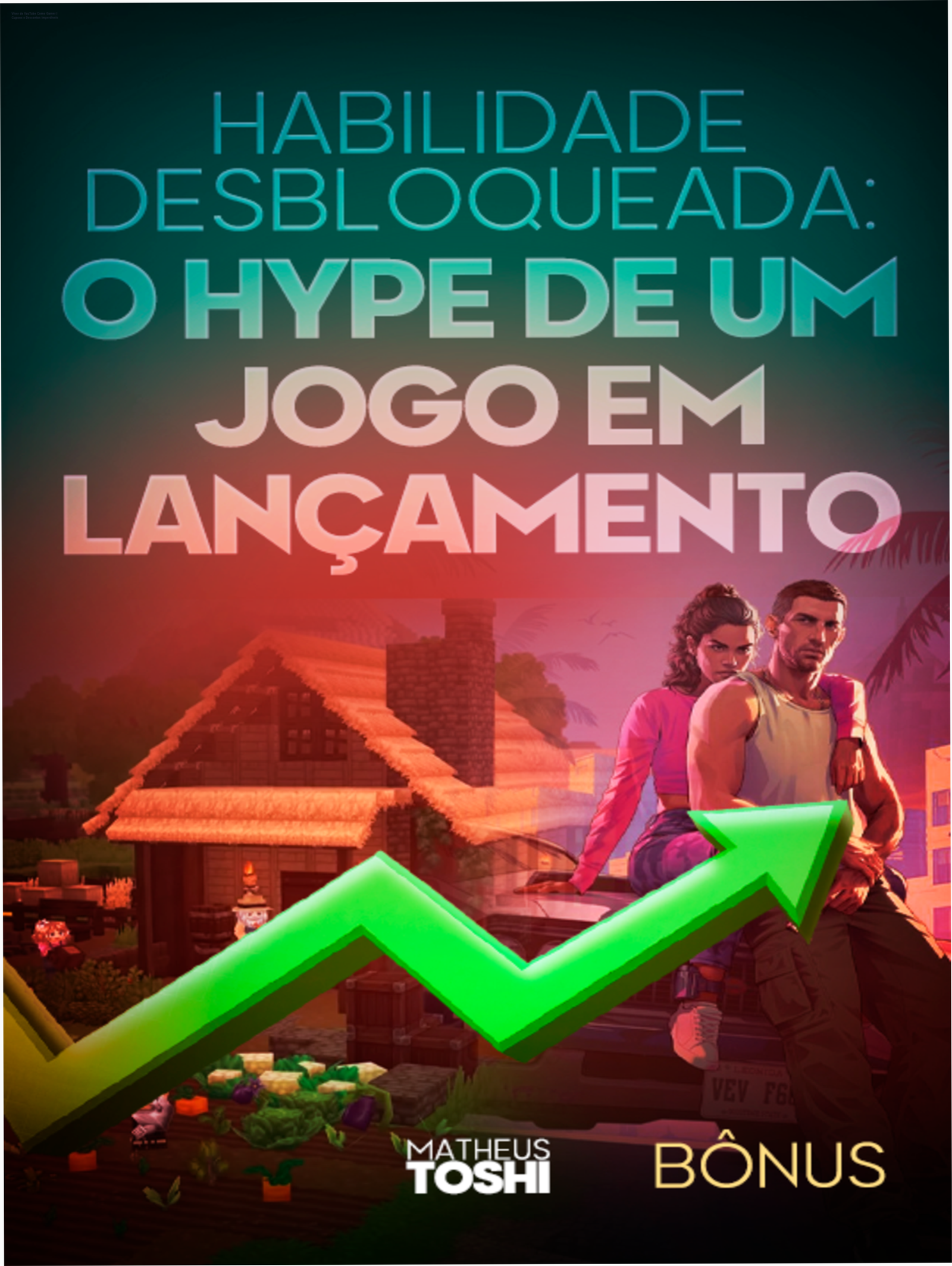 Imagem promocional do curso Viver de YouTube Como Gamer com cupom de desconto