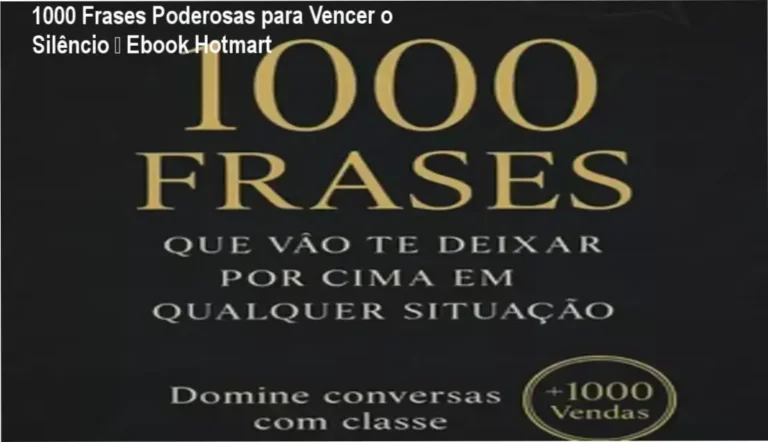 Capa do ebook 1000 Frases que vão te deixar por cima em qualquer situação