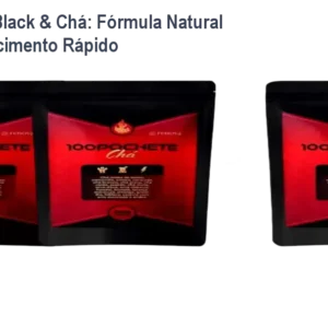 100Pochete Black & Chá: Fórmula Natural para Emagrecimento Rápido