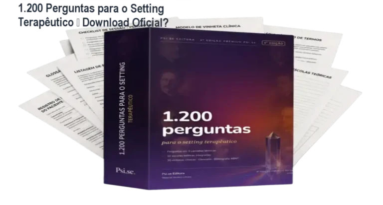 Capa do PDF 1.200 Perguntas para o Setting Terapêutico - 4ª edição premium
