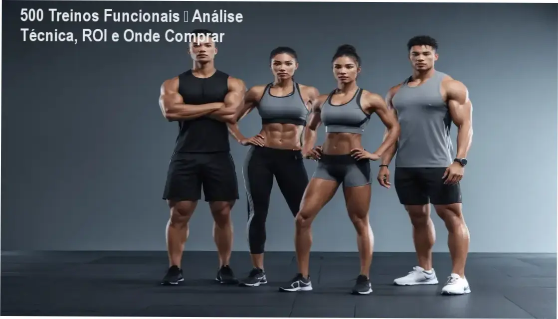 Imagem promocional dos 500 Treinos Funcionais com preço e destaque da oferta oficial
