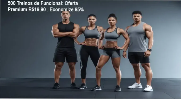 500 Treinos de Funcional – Oferta premium com desconto de até 85%
