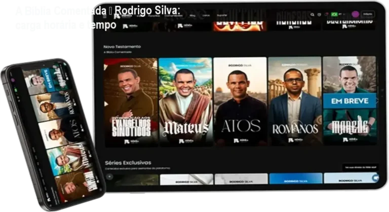 A Bíblia Comentada de Rodrigo Silva – cronograma de estudos e carga horária