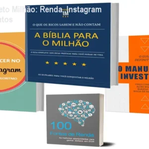 Combo Projeto Milhão: Renda, Instagram e Investimentos