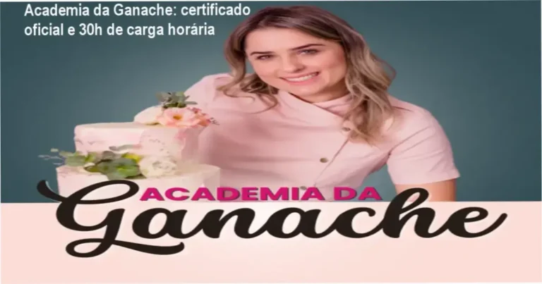 Academia da Ganache: certificado oficial e 30h de carga horária 5 Academia da Ganache Anália Fáveri certificado de conclusão e carga horária