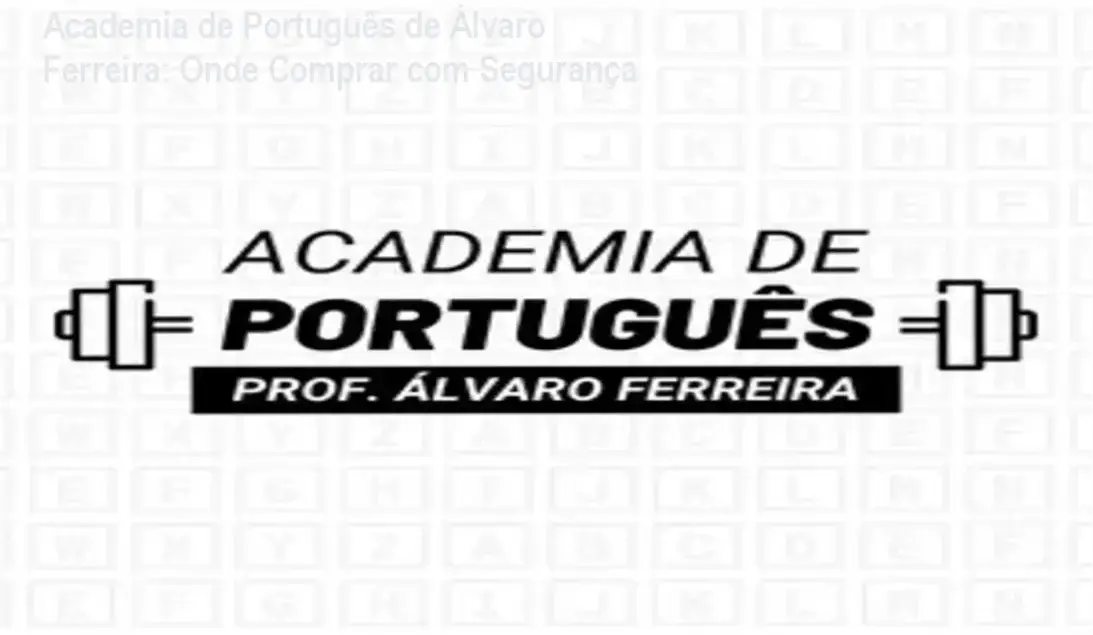 Academia de Português Álvaro Ferreira cupom desconto