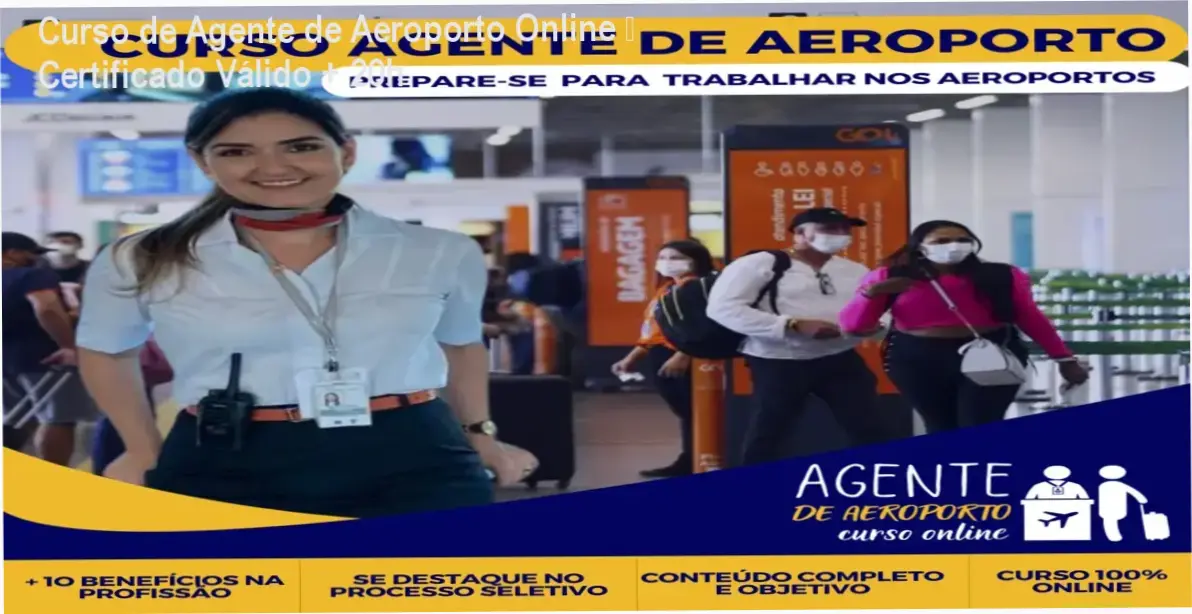 Priscila Loren – certificado do Curso de Agente de Aeroporto Online