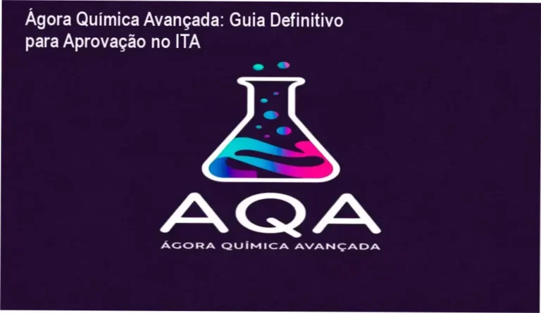 Capa do curso Ágora Química Avançada mostrando foco em provas ITA e IME