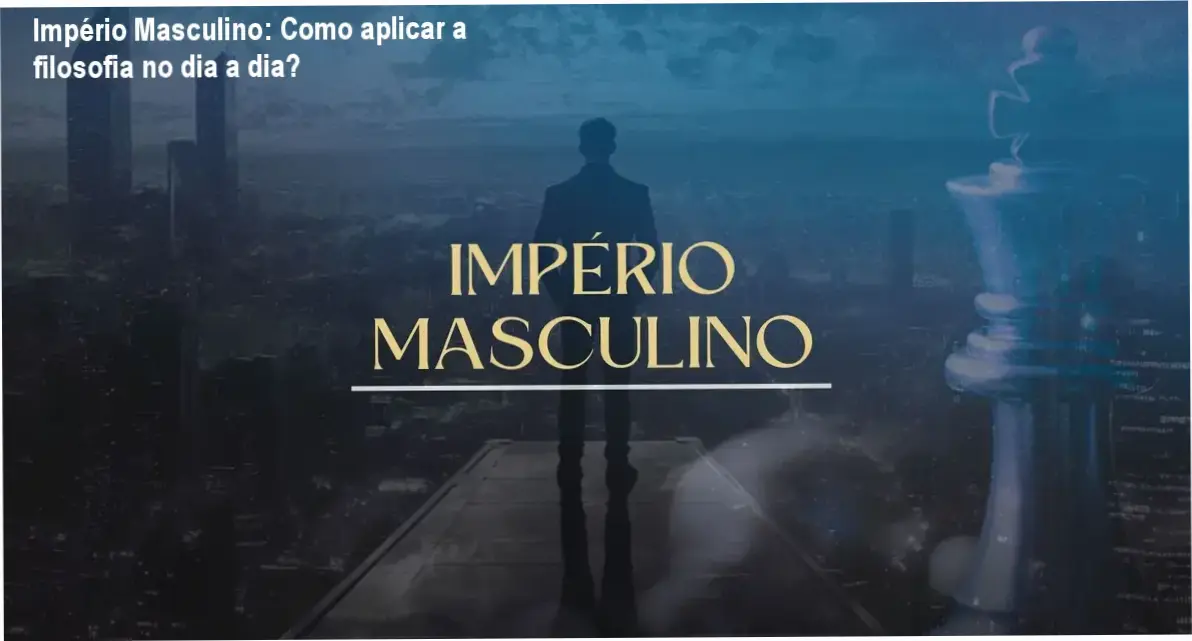 Capa do Império Masculino de Alessandro Loiola mostrando conceito de soberania intelectual