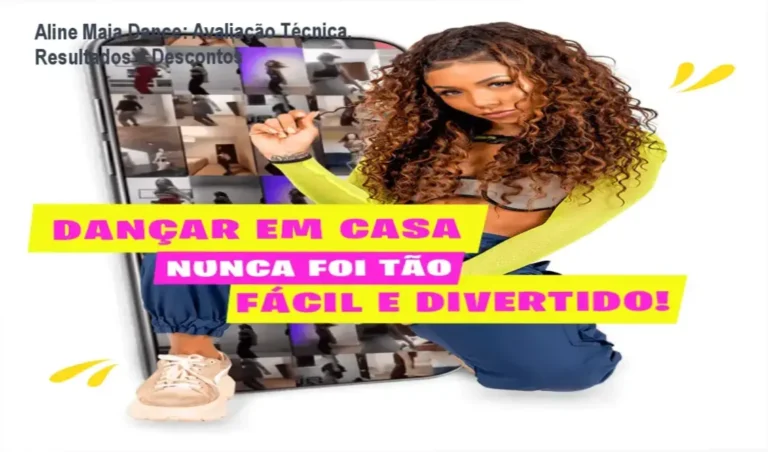 Aline Maia Dance mostrando aula online com foco em queima calórica e autoestima