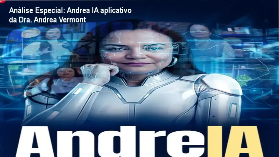 Análise Especial: Andrea IA aplicativo da Dra. Andrea Vermont 1 Capa informativa sobre o tema Andrea IA aplicativo da Dra. Andrea Vermont