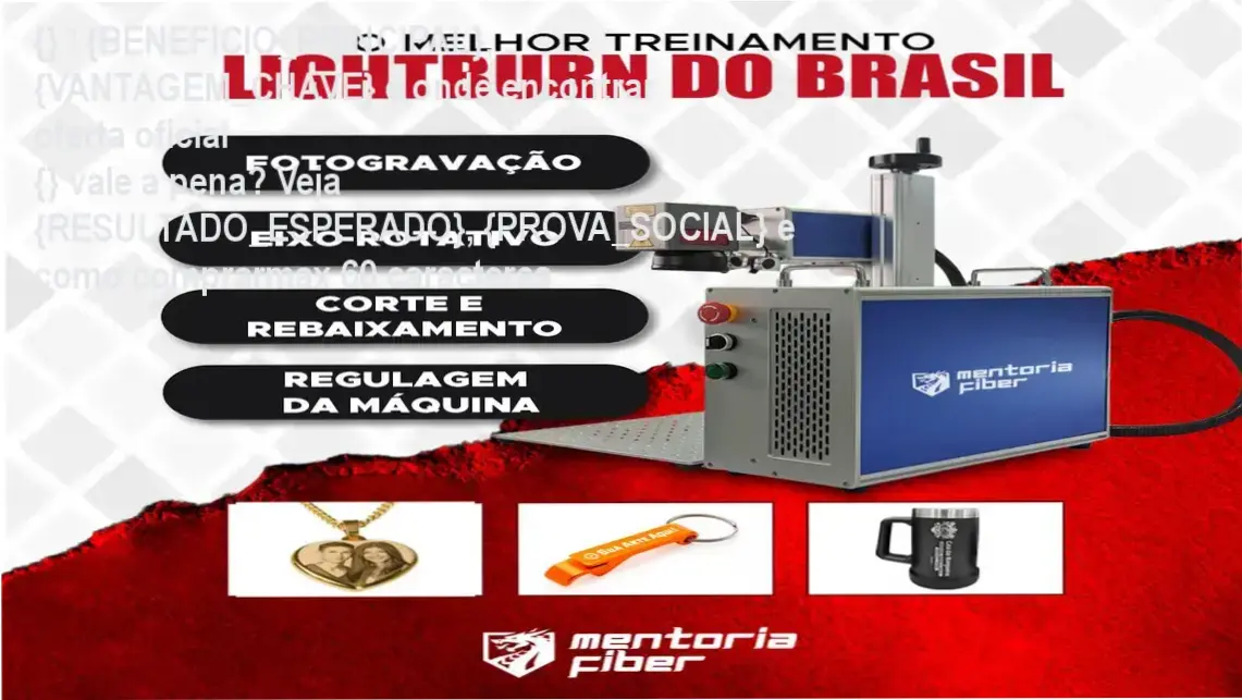 Guia explicativo sobre o produto digital Mentoria Fiber - Lightburn para Fiber Laser | Euler Maia Nonato",