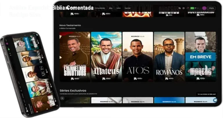 Análise Especial: Bíblia Comentada Rodrigo Silva 3 Capa informativa sobre o tema Bíblia Comentada Rodrigo Silva