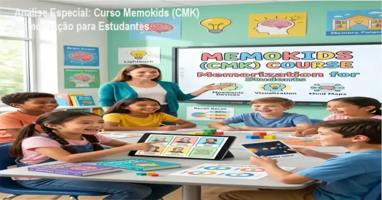 Análise Especial: Curso Memokids (CMK) Memorização para Estudantes 4 Capa informativa sobre o tema Curso Memokids (CMK) Memorização para Estudantes