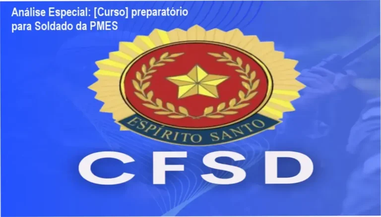 Capa informativa sobre o tema [Curso] preparatório para Soldado da PMES