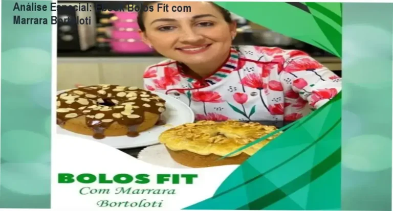 Capa informativa sobre o tema Ebook Bolos Fit com Marrara Bortoloti