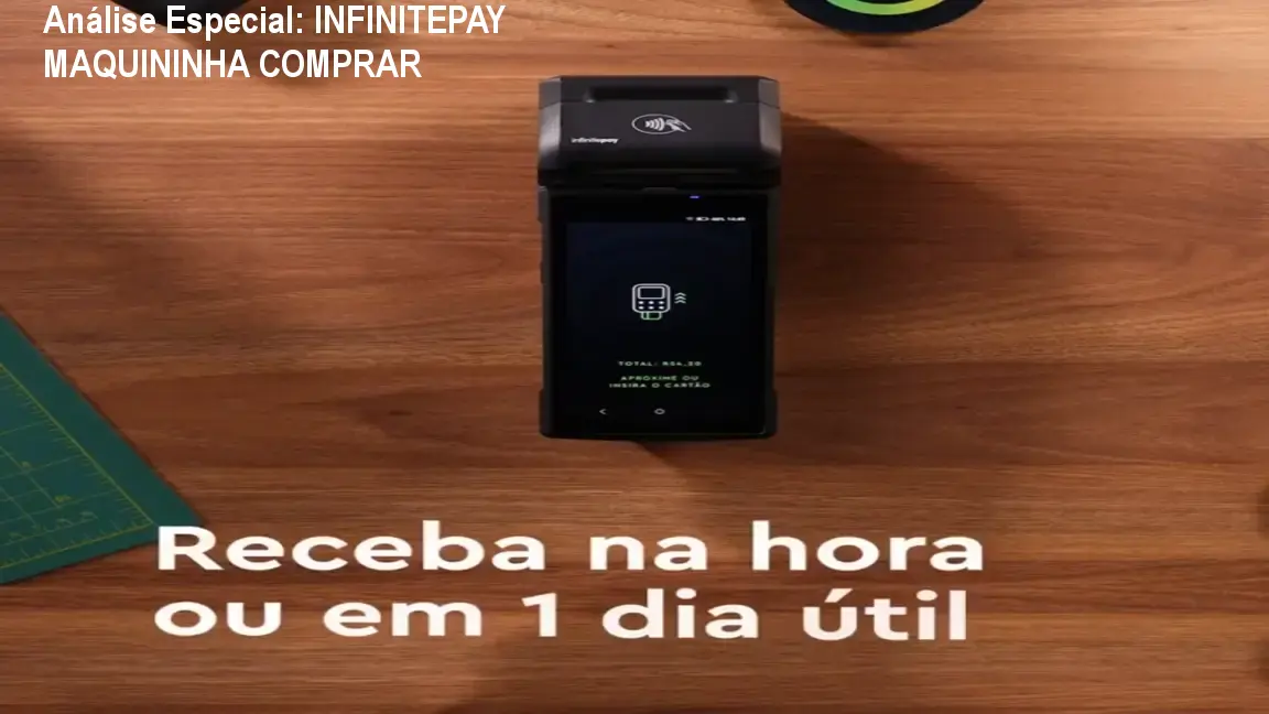 Capa informativa sobre o tema INFINITEPAY MAQUININHA COMPRAR