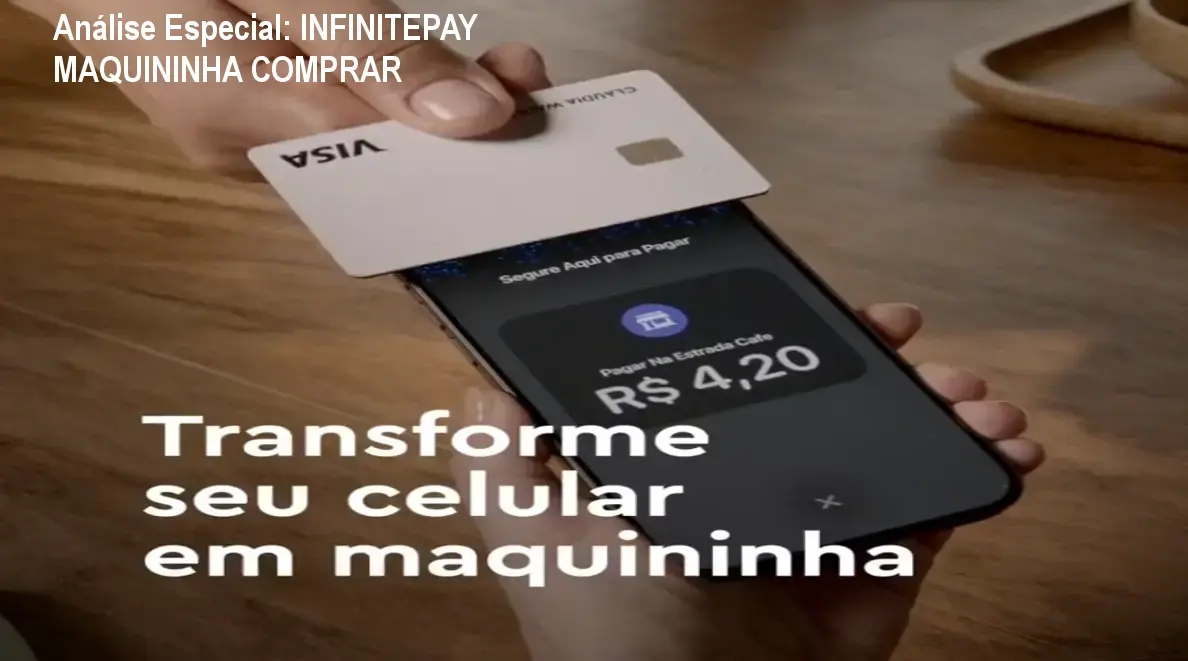 Capa informativa sobre o tema INFINITEPAY MAQUININHA COMPRAR