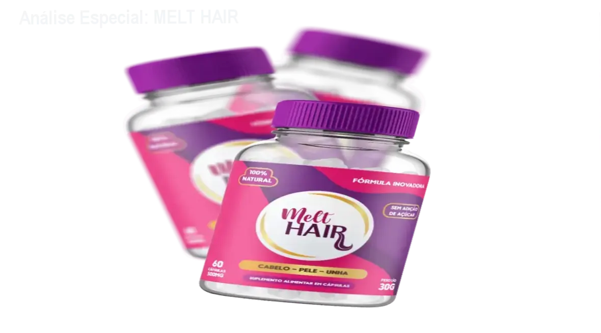 Análise Especial: MELT HAIR 1 Capa informativa sobre o tema MELT HAIR