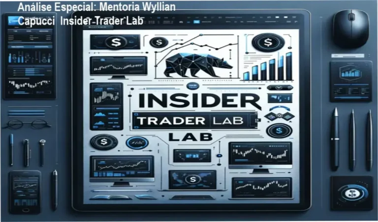 Capa informativa sobre o tema Mentoria Wyllian Capucci Insider Trader Lab