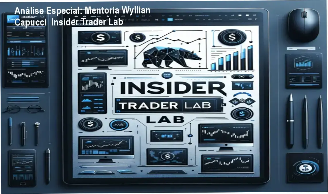 Capa informativa sobre o tema Mentoria Wyllian Capucci Insider Trader Lab
