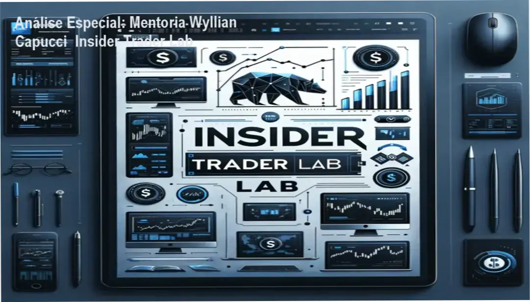 Capa informativa sobre o tema Mentoria Wyllian Capucci Insider Trader Lab