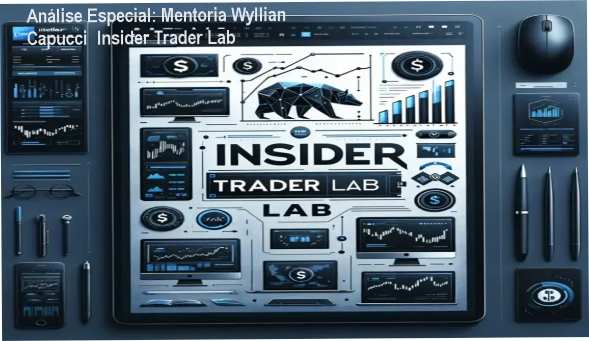 Capa informativa sobre o tema Mentoria Wyllian Capucci Insider Trader Lab
