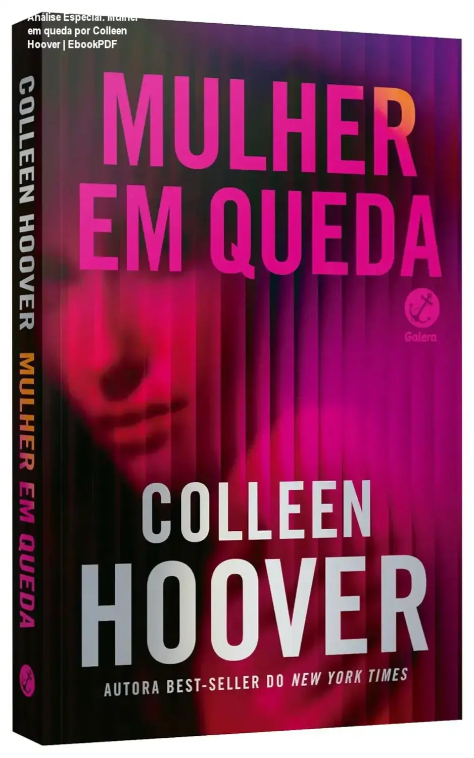 Capa informativa sobre o tema Mulher em queda por Colleen Hoover | EbookPDF