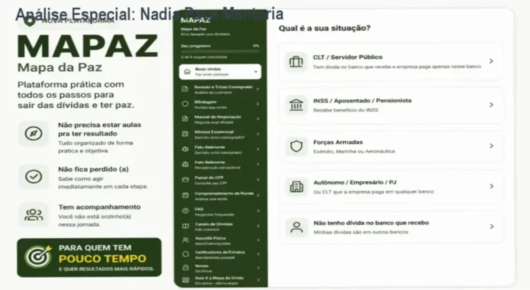 Capa informativa sobre o tema Nadia Pace Mentoria