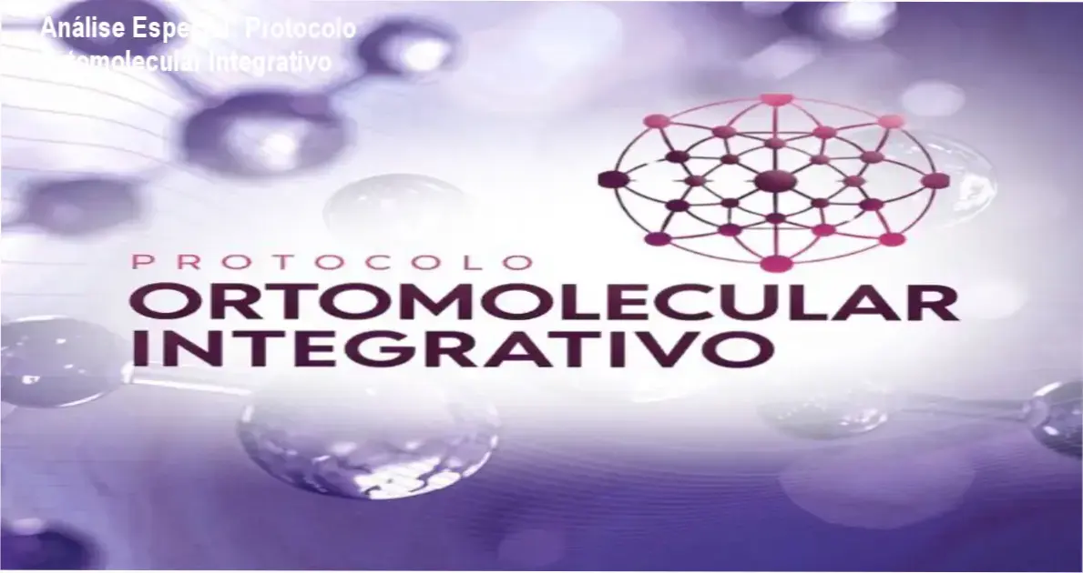 Capa informativa sobre o tema Protocolo Ortomolecular Integrativo