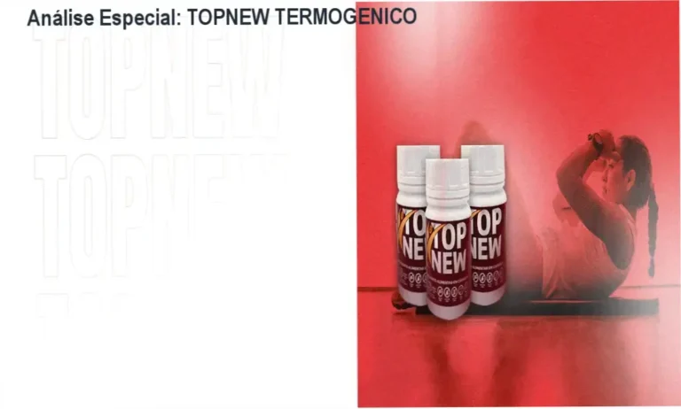 Capa informativa sobre o tema TOPNEW TERMOGENICO