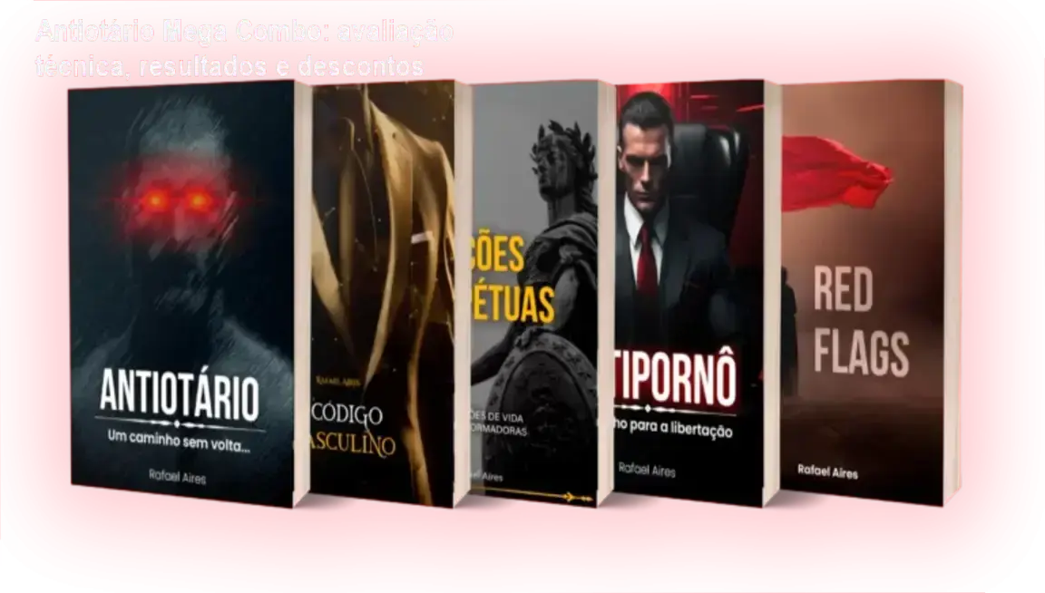 Capa do Antiotário Mega Combo com destaque para ofertas e cupons