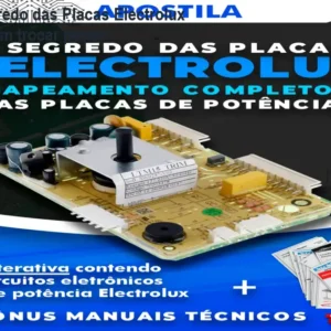 Apostila Segredo das Placas Electrolux – Conserte sem trocar peças